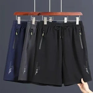 Herren Sportshorts mit Reißverschlusstaschen – Freizeit & Fitness, Regular Fit
