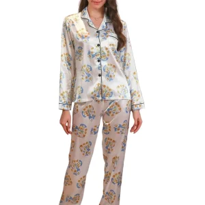 Estelle | Pyjama satin femme | Doux & élégant