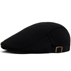 Béret Homme Tissu – Boucle Ajustable