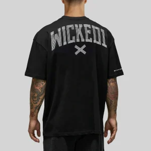 T.SHIRT OVERSIZE LINE-UP NOIR