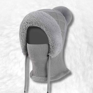 Cagoule Bonnet Femme gris