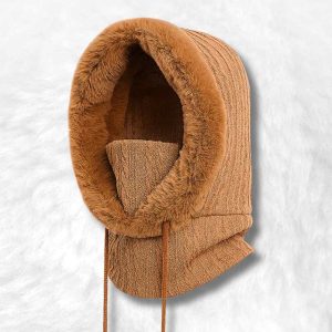 Cagoule Femme Hiver marron