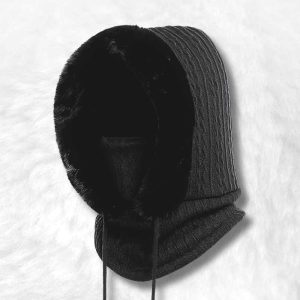 Cagoule Femme Hiver noir