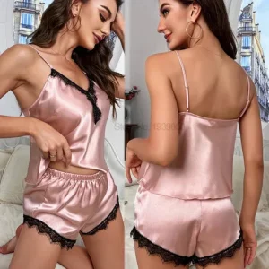 pyjama caraco satin