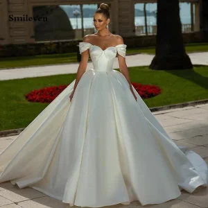 robe de mariée satin princesse