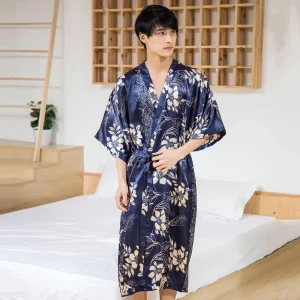 robe satin kimono